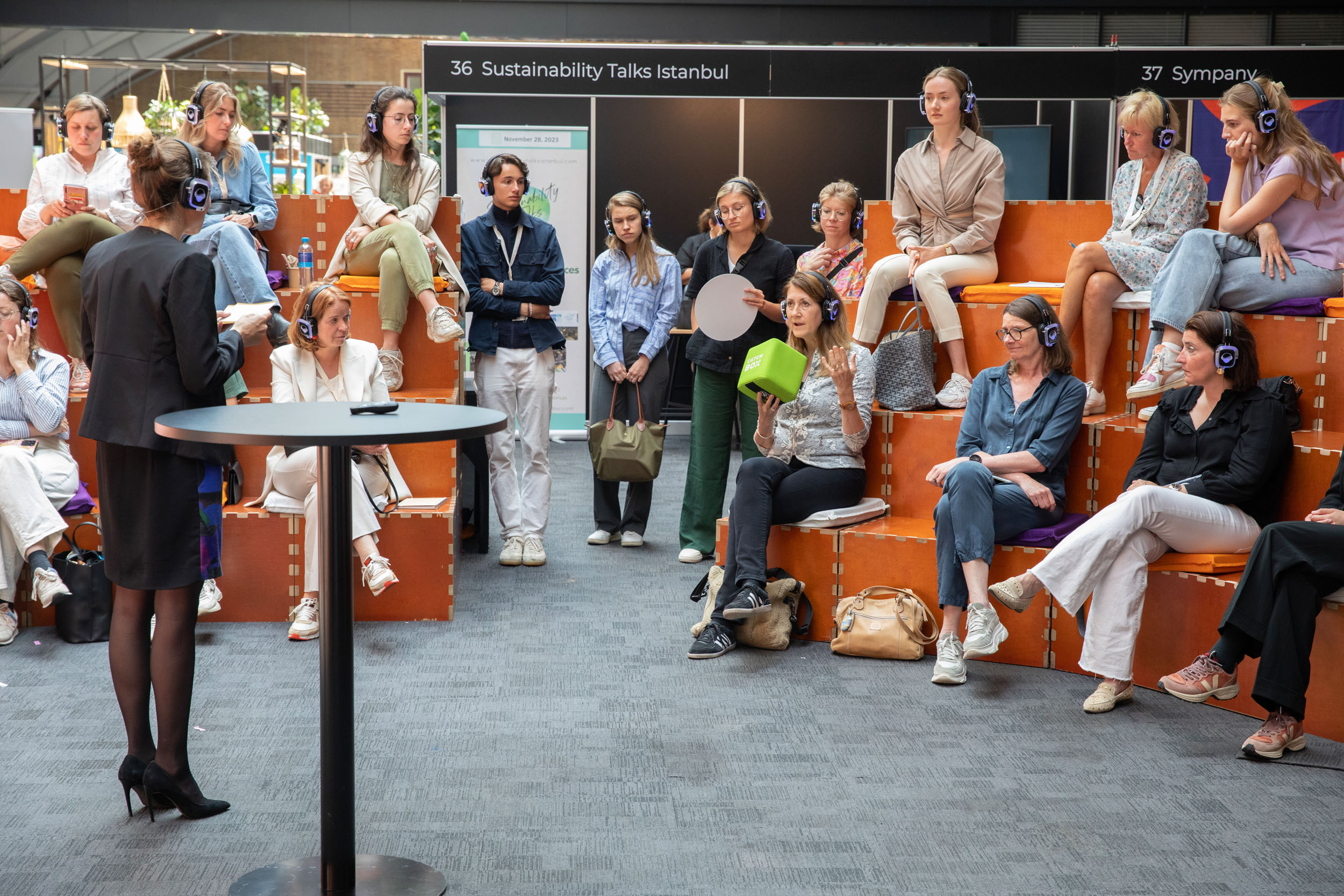 Circular Textile Days 2023 maandag Yvette Watson PHI Factory at Experts stage at Circular Textile Days